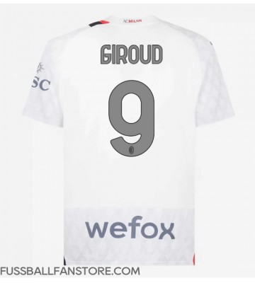 AC Milan Olivier Giroud #9 Replik Auswärtstrikot 2023-24 Kurzarm